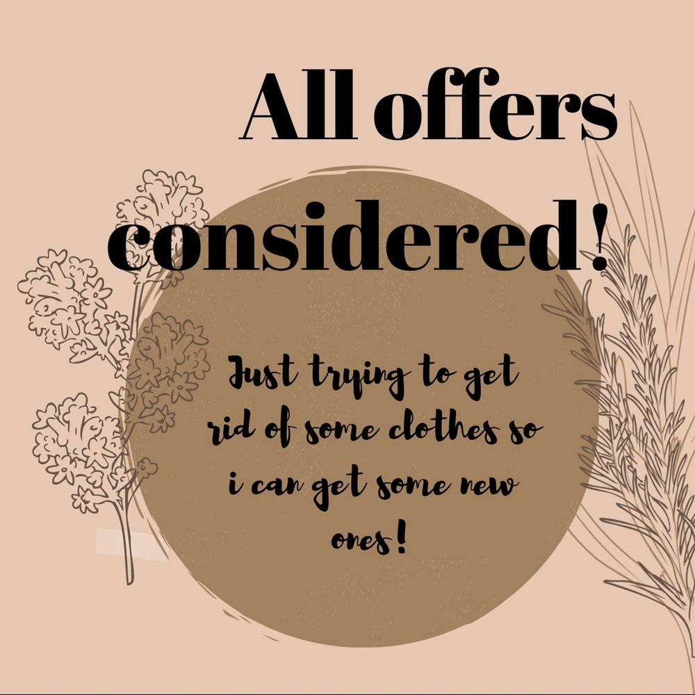 All offers considered!